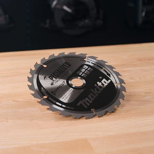 Makita B-62985 EFFICUT Kreissägeblatt Ø 165 x 1,4 x 20 mm, 25 Zähne, 23° Zahnwinkel, für saubere und schnelle Schnitte in Holz… – Ansicht 4