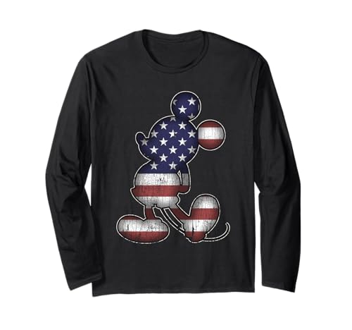 Mickey Mouse t-shirt manches longues Disney Americana cadeau idéal pour passionnés