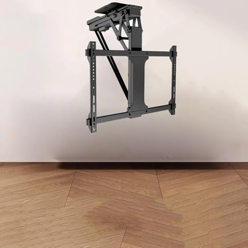 Support TV électrique de plafond haut de gamme avec inclinaison et rotation