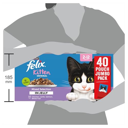 FELIX Original Kitten Mixed Selection in Jelly Wet Cat Food 40x85g - Image 6