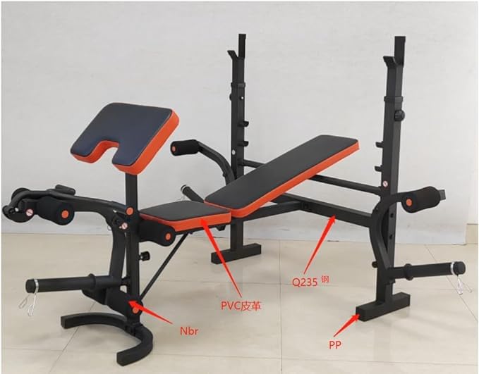 XDDIAS bench with rack for home gym