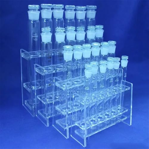 Support tubes colorimétriques transparent pour six flacons de 100 ml - 5