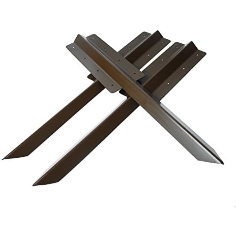 Indoor Outdoors 2 Tier Straight Timber Railway Sleeper Fixing Bracket with Ground Stake for Connecting Planters, Retaining Walls and Double Height Driveway Edging (Brown) Cover
