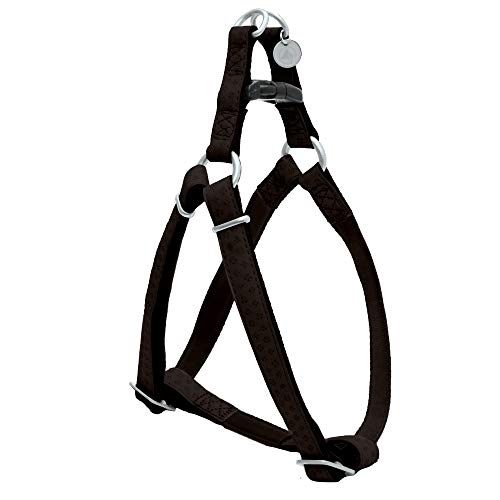 Croci C5079314 Pettorina in Similpelle, Nero, 35-60 cm x 15 mm