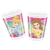 Buena calidad 10 vasos de plástico Disney Princesa Journey