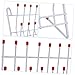 ABOOFAN Laboratory Tube Drying Holder Rack Metal Draining Drying Rack for Test Tubes for Scientific Research Industrial University Lab Use