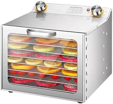 High-Efficiency 400W Food Freeze Dryer for Fruits, Vegetables, Meat & Seafood - 8-Layer Dehydrator with 0-12H Timer, 35-90°C Temp & 360° Fan