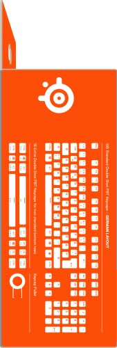 Teclas de pudín SteelSeries PrismCaps mecánicas MX con distribución alemana 7