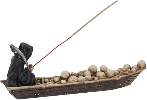 Miniatura 6 de Nemesis Now The Ferryman - Quemador de incienso (4.7 in), color blanco