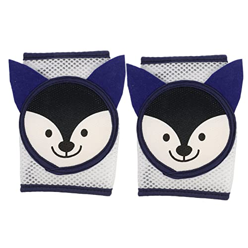 Adjustable Knee Pads for Crawling Breathable Cartoon Toddler Protector 2-Piece Set for Boys and Girls Summer Lightweight Crawling Gear for Infants