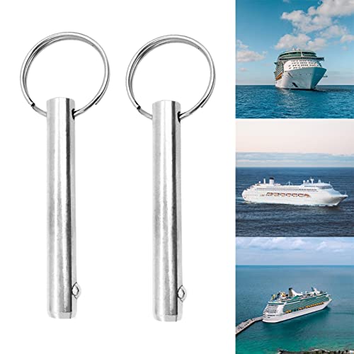 MagiDeal Sicherungsstift Steck mit Kugelsicherung Sicherungsbolzen Steckbolzen mit Bohrung 10 * 70mm