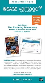 Printed Access Code The Enduring Democracy: Vantage Shipped Access Card Book