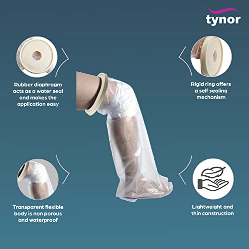 Image of TYNOR Walker Boot Air- Short, Black, Small, 1 Unit Cast Cover (Leg)