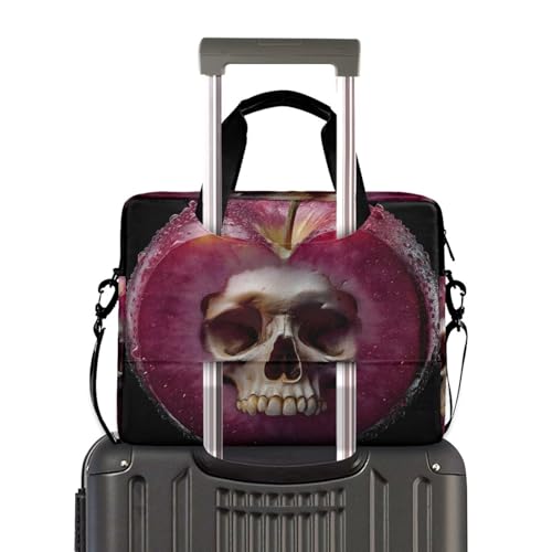 Maletín para laptop con diseño calavera para 13-16 pulgadas miniatura 4