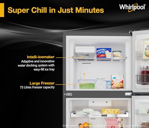 Image of Whirlpool 308 L 3 Star Convertible Frost Free inverter Double Door Refrigerator (IF INV 355 LUNAR STEEL(3S) CONV-Y, 2026 Model)