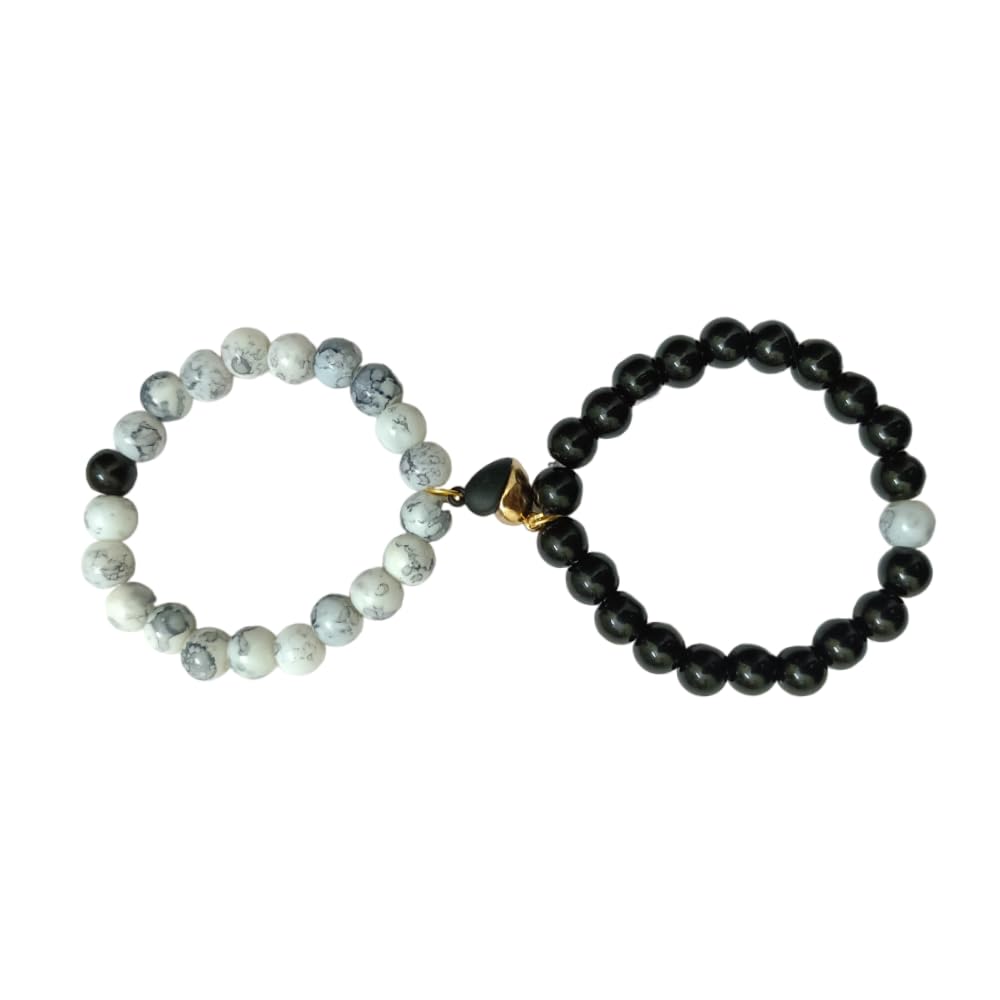 Couple bracelets with Magnetic charms for girls boys boyfriend girlfriend Men Women Valentines Day couple gifts lovers couples Under 300 (B0DDJPZ25S) Amazon Price History, Amazon Price Tracker