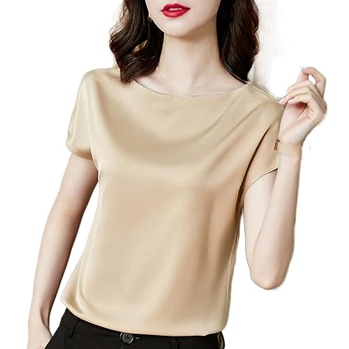 T-shirt en satin fluide contre la chaleur de l'été
