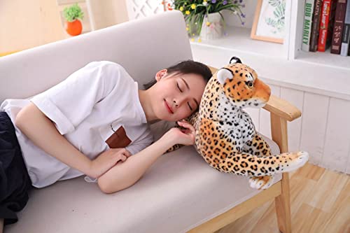 Image of Tickles Cute Leopard Soft Stuffed Plush Animal Toy for Kids Boys & Girls Birthday Gifts (Color: Brown Size: 30 cm)