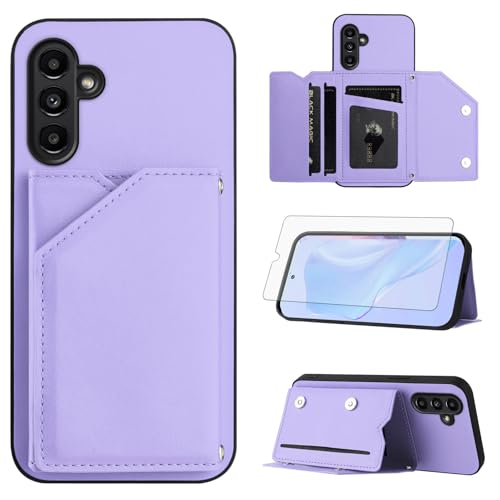 Étui portefeuille Samsung A13 5G avec protège-écran et porte-cartes Asuwish