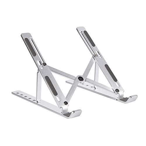 Auxsoul Soporte Porttil Soporte para Porttil Mesa Soporte Ordenador Porttil Plegable Soporte Ajustable para 10-15 Pulgadas Macbook iPad Cuaderno Tableta