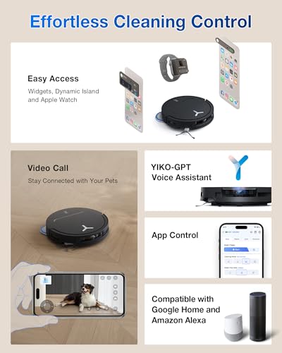 ECOVACS DEEBOT T50 PRO Omni Robot Vacuum and Mop, 3.19” Ultra-Slim, 15,000Pa Suction, ZeroTangle 2.0, TruEdge Edge Cleaning, AIVI 3D Obstacle Avoidance, Auto Mop Wash & Dry, Self-Emptying - image 6