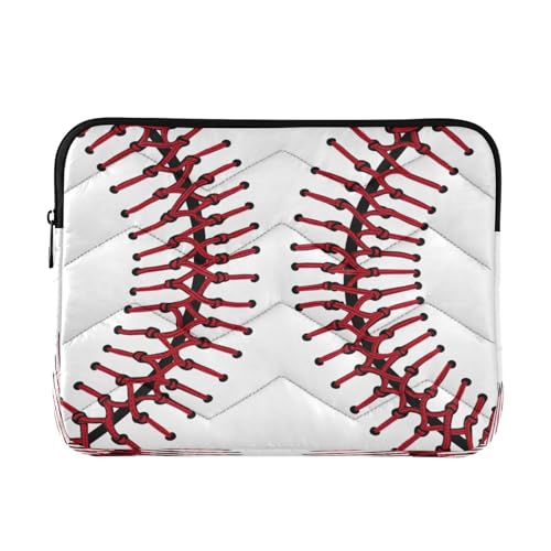 Funda para portátil 13-14 pulgadas textura beisbol miniatura 1