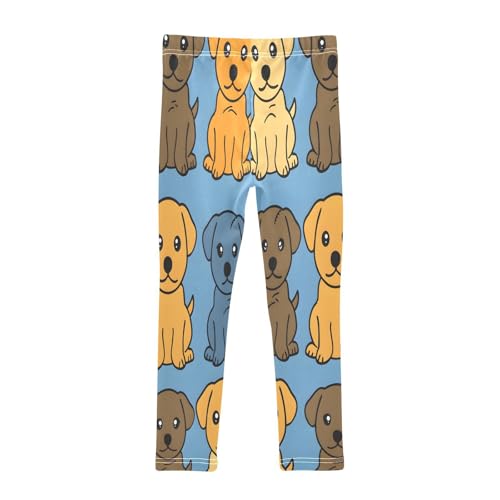 Bolaz Toddler Girls Leggings Printed Yoga Pants Leggings Cartoon Line Puppy for Kids2