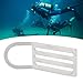 Lybunair Stainless Steel Diving DRing, Secure Weight Belt Keeper, Slider Stopper Holder, Essential Diving Equipment for Stability and Safety in Seawater Adventures