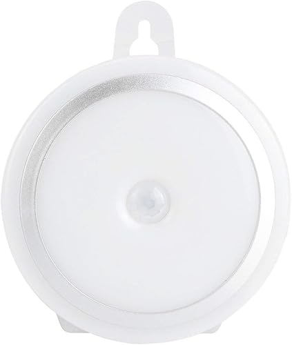 Luz nocturna colgante, funciona con pilas, sensor de movimiento humano LED con sensor de movimiento automático del anochecer al amanecer, mini luz