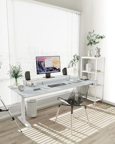 Image of YSAGi Non-Slip Desk Pad,Mouse Pad,Waterproof PVC Leather Desk Table Protector,Ultra Thin Large Desk Blotter, Easy Clean Laptop Desk Writing Mat for Office Work /Home /Decor(Silver-Grey, 47.2 inch x 23.6 inch)