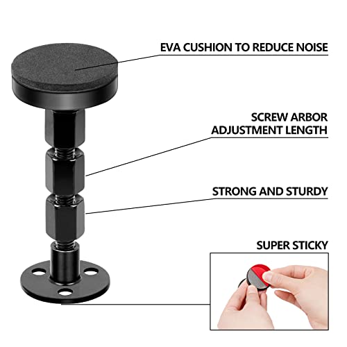 Reffu 4Pcs Bed Stoppers Headboard Stoppers, Bed Noise Stoppers, Adjustable Threaded Bed Frame Anti-Shake Tool, Bed Shake Support Stabilizer, Bedside Anti Shake Tool For Bed Cabinet Sofa(30-114Mm) #TOP1