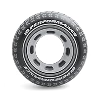 Intex - Swimming Tube Giant car tyre 91cm, Schwarz