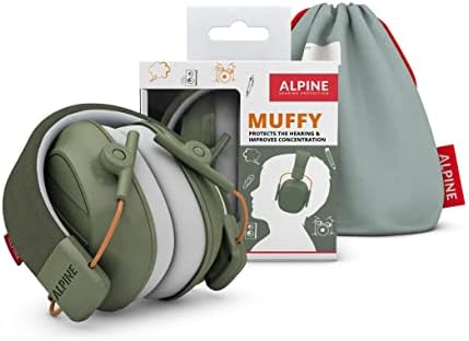 Alpine Muffy Kids Ear Defenders - Ear Muffs for Children aged up to 16 - Premium Noise-canceling Earmuffs specially designed for Kids - Comfortable Hearing Protection