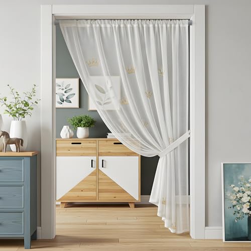 Image of Shower Curtain Rod 45-77 Inch Silver Shower Rod Tension Rod Adjustable Curtain Rod No Drilling Tension Curtain Rod Shower Rods for Bathroom Tension Shower Curtain Rod