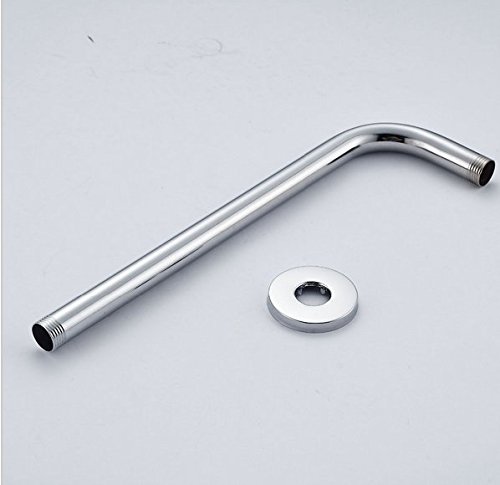 Robinet de douche pluie 20,3 cm Gowe en chrome avec fixation murale robuste - 4
