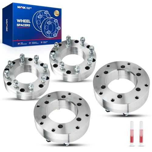 KAX 6x5.5 to 8x6.5 Lug-Centric Wheel Adapters 2" for Silverado 1500 by KAX - Used condition - US$195.20
