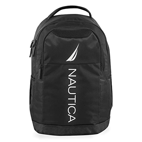 NAUTICA Backpack, Black, 18" - Image 2