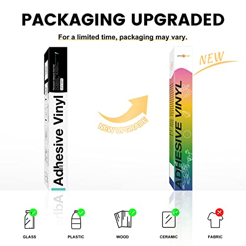 Htvront Green Permanent Vinyl, Green Vinyl For Cricut - 12" X 14 Ft Green Adhesive Vinyl Roll For Cricut, Silhouette, Cameo Cutters, Signs, Scrapbooking, Craft, Die Cutters (Glossy Apple Green) #TOP3