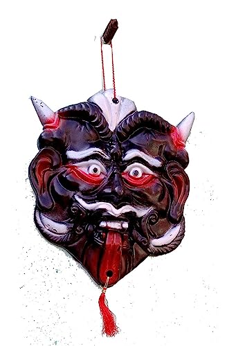 SHEKHAWATI RAJASTHAN Vastu & Feng Shui Nazar Battu Mask – Safeguard Against Evil Spirits & Negativity