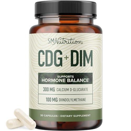 Calcium D-Glucarate with DIM Supplement for...