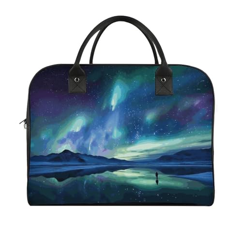 Bolso Tote Northern Lights con cierre y bandolera ajustable miniatura 3