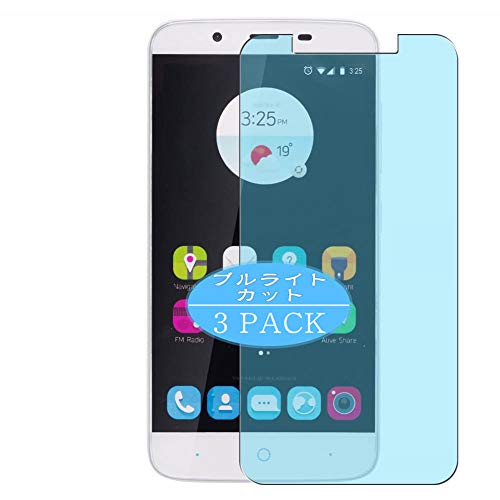 VacFun 3 Piezas Filtro Luz Azul Protector de Pantalla para ZTE Blade A310, Screen Protector Sin Burbujas Película Protectora (Not Cristal Templado) Anti Blue Light Filter