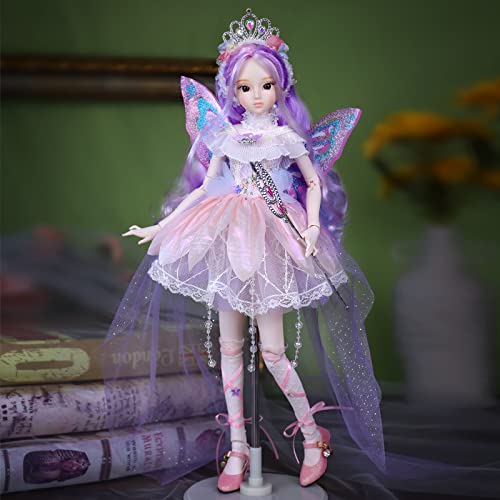 Icy Fortune Days Original Design 18 Inch 1/4 Princess Dolls, Diary Queen Series 26 Joints Bjd Doll, Best Gift Anime Toys For Girls (Aurora) #TOP2