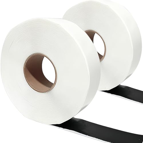 Wixeeua Double Sided Butyl Tape 2 Inch x 98FT, RV Butyl Sealant Tape for Windows, Roofing, Car Doors, Boat, Pipe, DIY Projects, Permanent Bond, Waterproof Weatherproof, 2 Pack