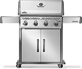 Napoleon Rogue 525 Propane Gas Grill, Stainless Steel, Durable 4-Burner Outdoor BBQ