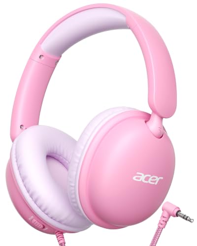 Image of Acer OHW355 Kids Headphones with Cord for School,Over Ear Wired Headphones