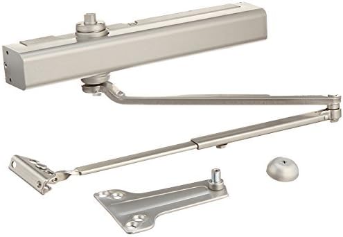 Norton Door Controls 8301 x 689 8300 Series Door Closer, Cast Aluminum Body, Adjustable Size 1-6, Half Cover Tri-Styled Pack, Aluminum Finish by Norton Door Controls