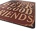 Vintage Beer Signs Bar Sign Funny Drink Good Beer with Good Friends Bar Accessories Metal Tin Signs for Man Cave 12