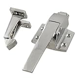 TOOGOO(R) Stainless Steel Spring Loaded Walk In Freezer Cooler Door Handle Latch