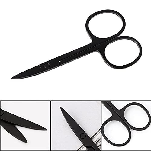 Bastelschere, professionelle Nagelschere, Maniküre for Nägel, Augenbrauen, Nase, Wimpern, Nagelhautschere, gebogene Pediküre, Make-up-Werkzeuge, Schere